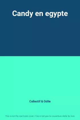 Couverture du produit · Candy en egypte