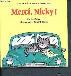 Couverture du produit · Merci, nicky ! : avec un volet a ouvrir a chaque page