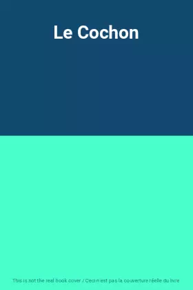 Couverture du produit · Le Cochon