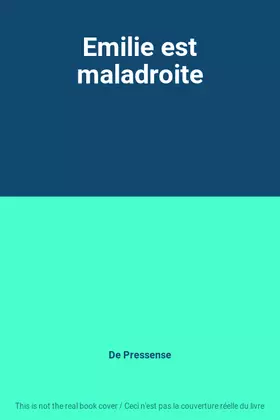 Couverture du produit · Emilie est maladroite