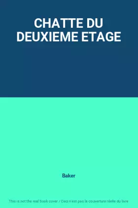 Couverture du produit · CHATTE DU DEUXIEME ETAGE