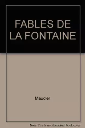 Couverture du produit · FABLES DE LA FONTAINE