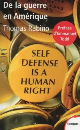 Couverture du produit · De la guerre en Amérique