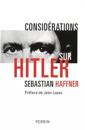 Couverture du produit · Considérations sur Hitler