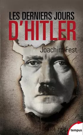 Couverture du produit · Les derniers jours d'Hitler
