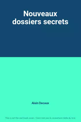 Couverture du produit · Nouveaux dossiers secrets