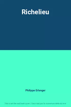 Couverture du produit · Richelieu