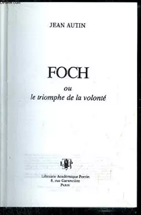 Couverture du produit · Foch