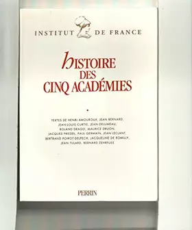 Couverture du produit · Histoire des cinq academies
