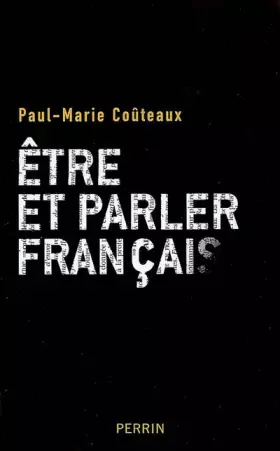 Couverture du produit · Etre et parler français