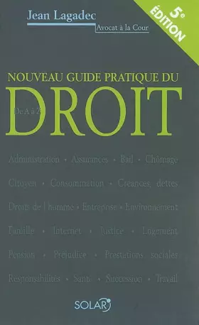 Couverture du produit · NOUVEAU GUIDE PRATIQUE DU DROI