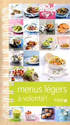 Couverture du produit · Menus légers à volonté