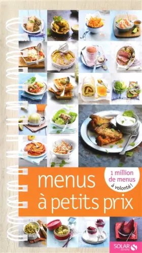 Couverture du produit · MENUS A PETITS PRIX