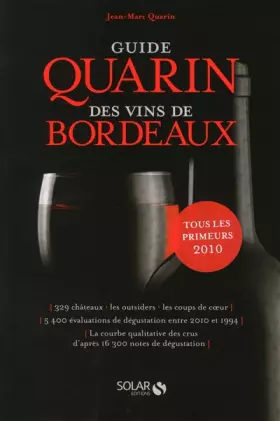 Couverture du produit · Guide Quarin des vins de Bordeaux