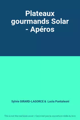 Couverture du produit · Plateaux gourmands Solar - Apéros