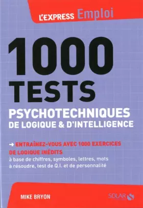 Couverture du produit · 1000 tests psychotechniques de logique et d'intelligence