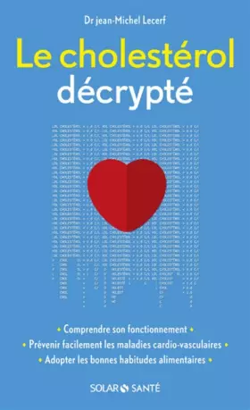 Couverture du produit · Le cholestérol décrypté