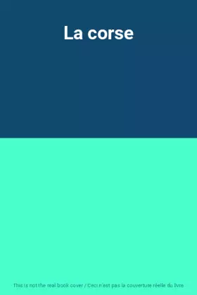 Couverture du produit · La corse