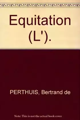 Couverture du produit · L'equitation