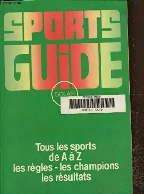 Couverture du produit · Sportsguide solar