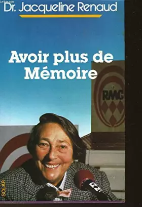 Couverture du produit · AVOIR DE LA MEMOIRE
