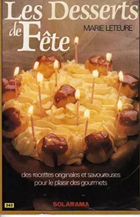 Couverture du produit · Les desserts de fete