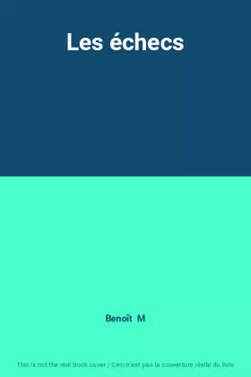 Couverture du produit · Les échecs