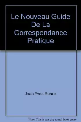 Couverture du produit · Guide de la correspondance pratique