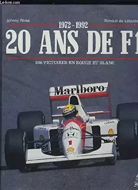 Couverture du produit · 20 ans de f1 : 1972-1992