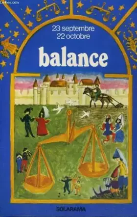 Couverture du produit · La balance
