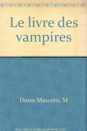 Couverture du produit · LIVRE DES VAMPIRES