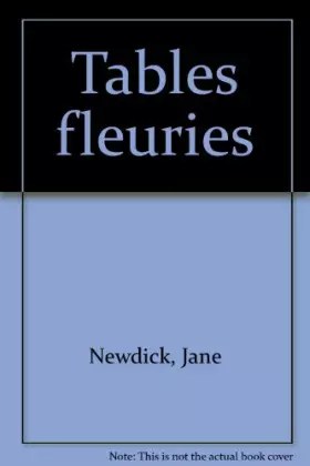 Couverture du produit · Tables fleuries