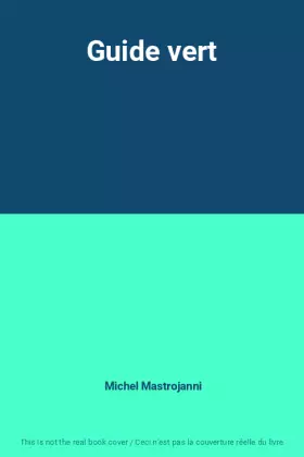 Couverture du produit · Guide vert