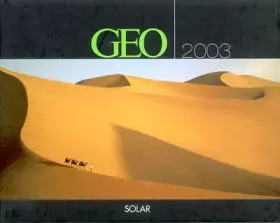 Couverture du produit · Agenda Géo 2003