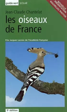 Couverture du produit · Les Oiseaux de France : Guide vert