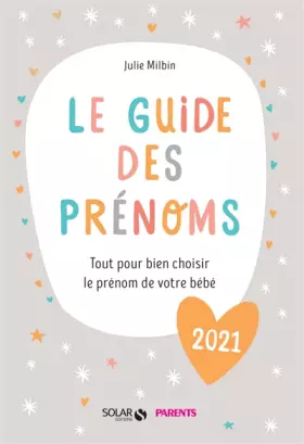 Couverture du produit · Le guide des prénoms 2021