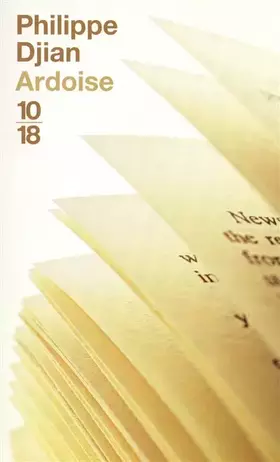 Couverture du produit · Ardoise