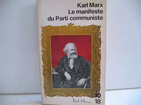 Couverture du produit · MANIFESTE DU PARTI COMMUNISTE