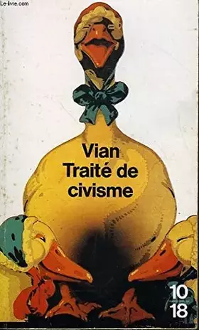 Couverture du produit · "Traité de civisme" par Boris Vian