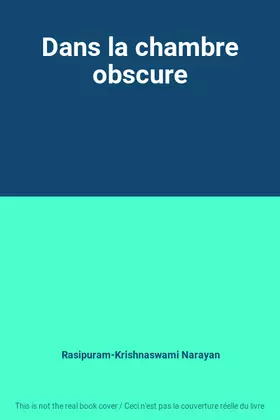 Couverture du produit · Dans la chambre obscure