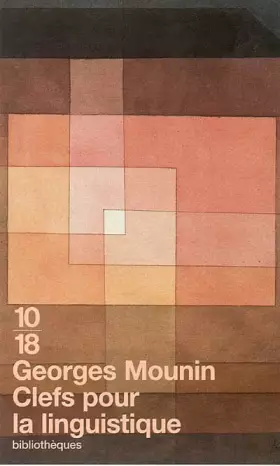 Couverture du produit · Clefs pour la linguistique
