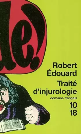 Couverture du produit · Traité d'injurologie