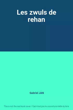 Couverture du produit · Les zwuls de rehan