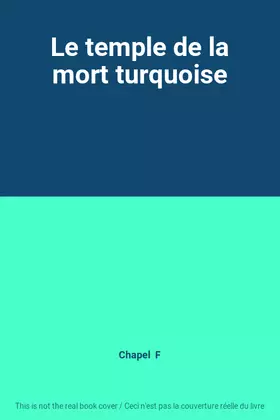 Couverture du produit · Le temple de la mort turquoise