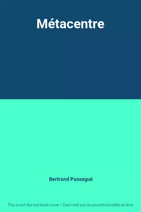 Couverture du produit · Métacentre