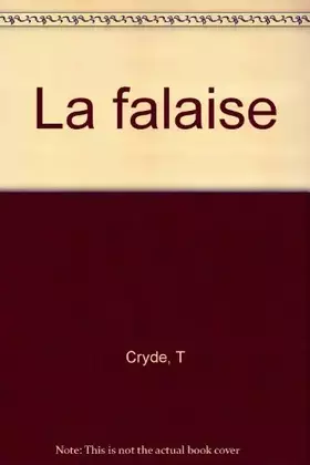 Couverture du produit · La falaise