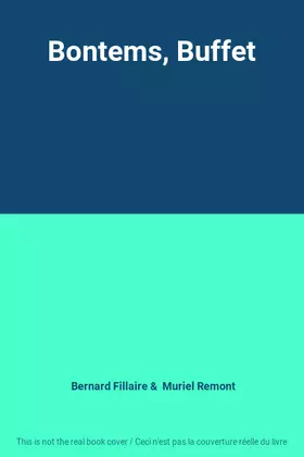 Couverture du produit · Bontems, Buffet