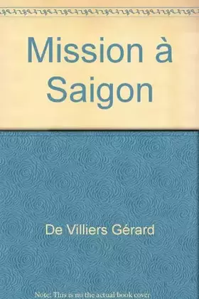 Couverture du produit · Mission à Saigon