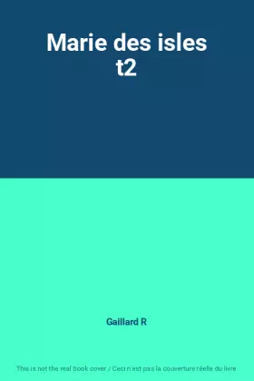 Couverture du produit · Marie des isles t2