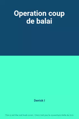 Couverture du produit · Operation coup de balai